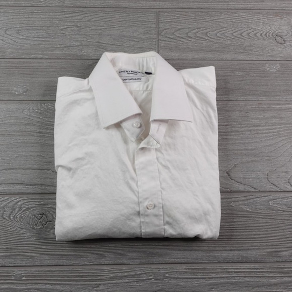 Spier & Mackay Contemporary Dress Shirt Men's Size 16.5 French Cuff‎ Button Down